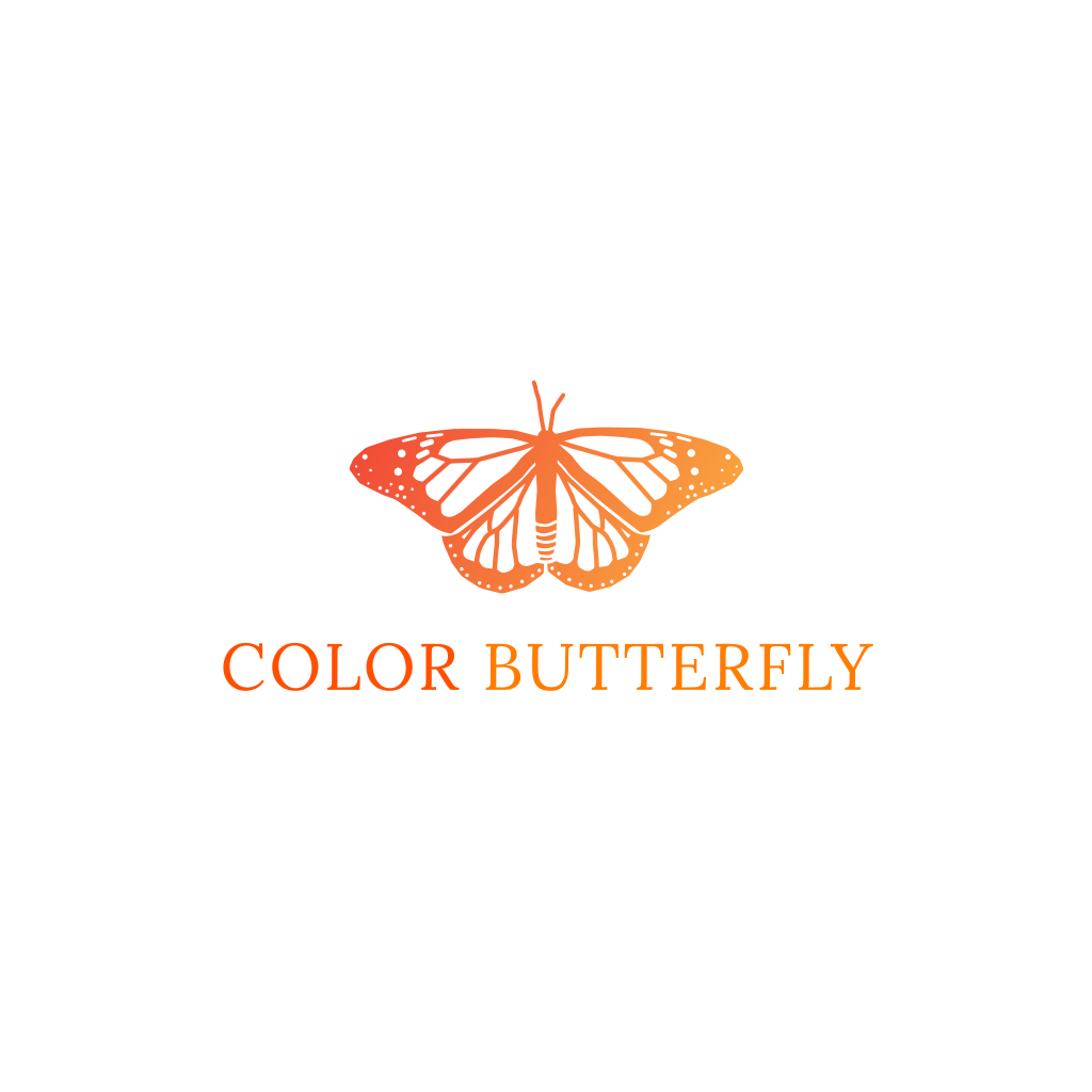 Logo Dégradé Papillon
