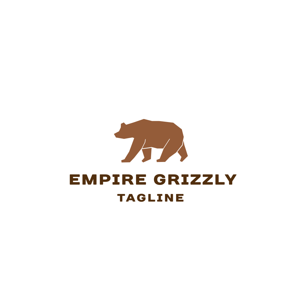 Logotipo Marrom Grizzly