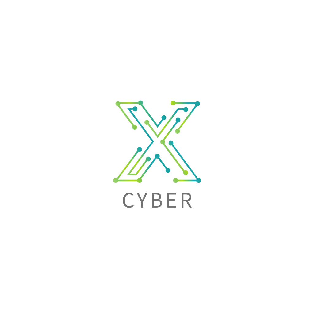 Letter X Microchip logo Letter X Microchip logo