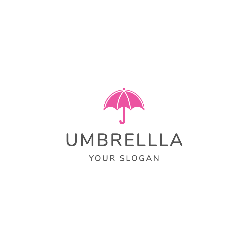 Розовый Зонтик Логотип