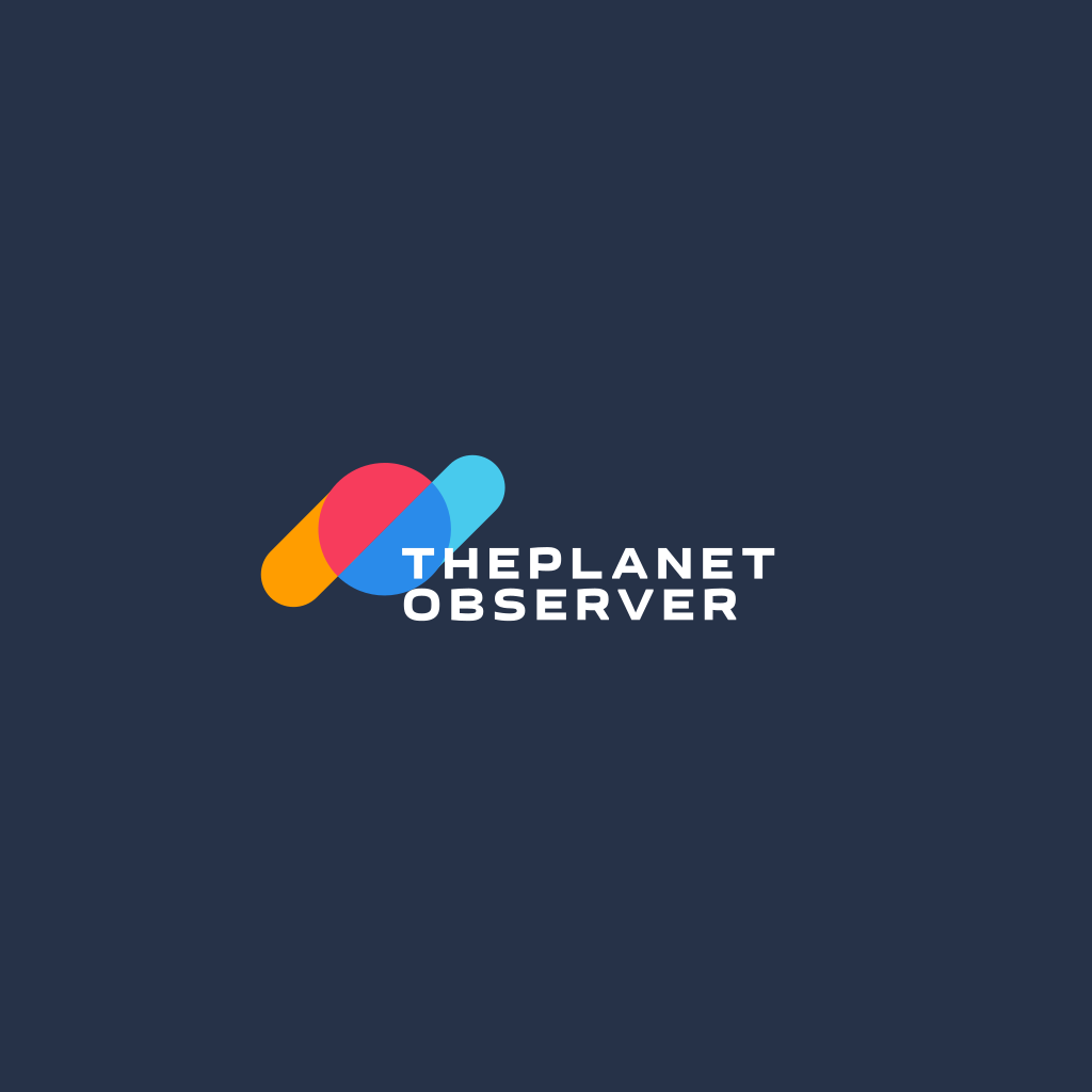 Logotipo Abstrato Do Planeta Colorido
