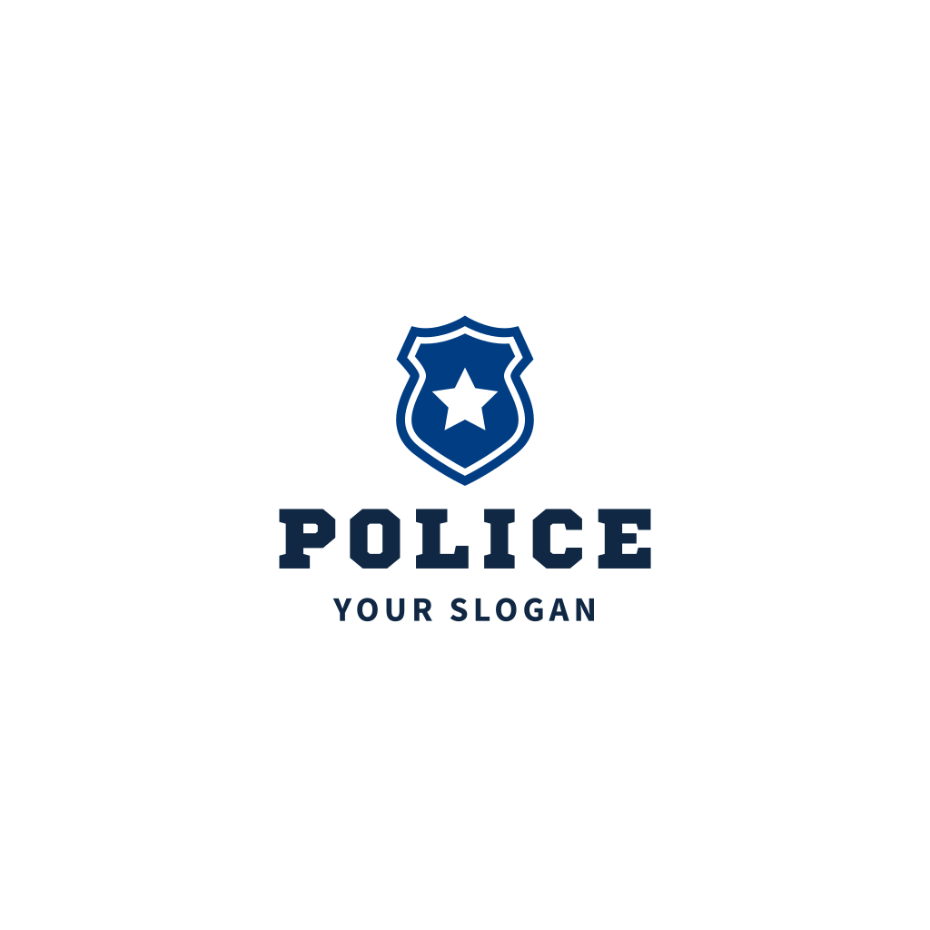 Logotipo Do Emblema Da Polícia