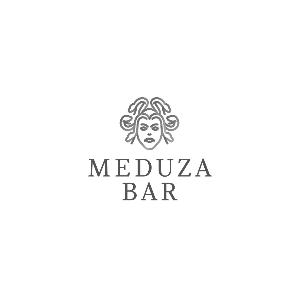 Head Medusa Gorgon logo Head Medusa Gorgon logo