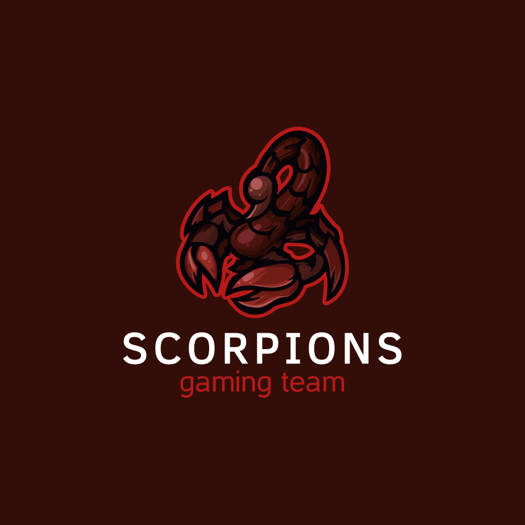 Logo Dello Scorpione Rosso