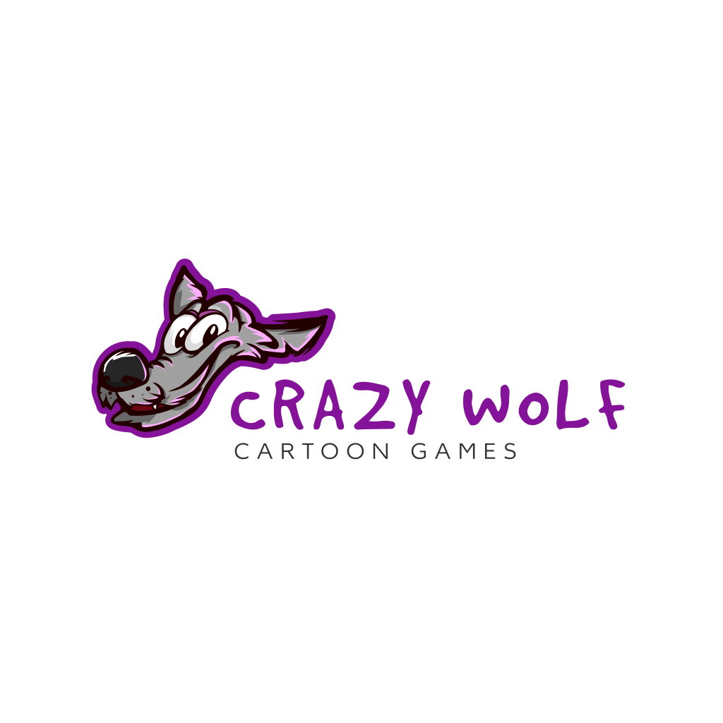 Wolf Cartoon Logo