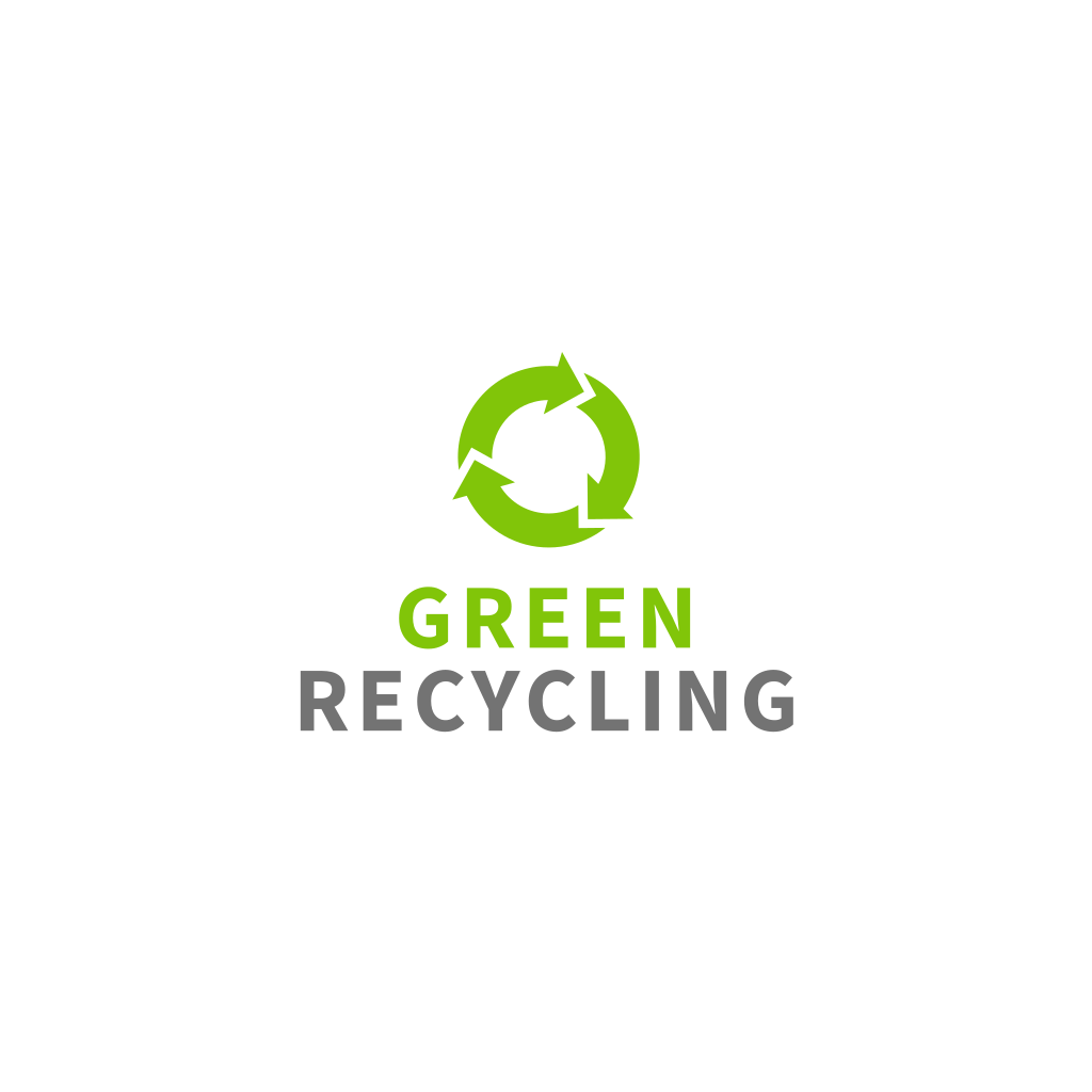 Logo Di Riciclaggio Del Cerchio Verde