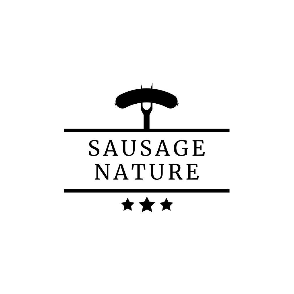 Sausage Black & White logo Sausage Black & White logo