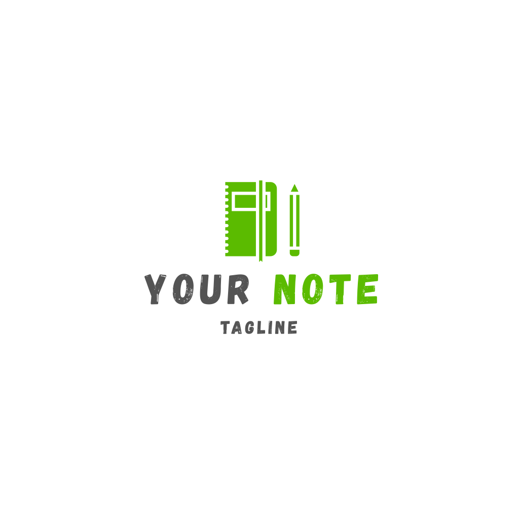 Зеленый Блокнот И Ручка С Логотипом