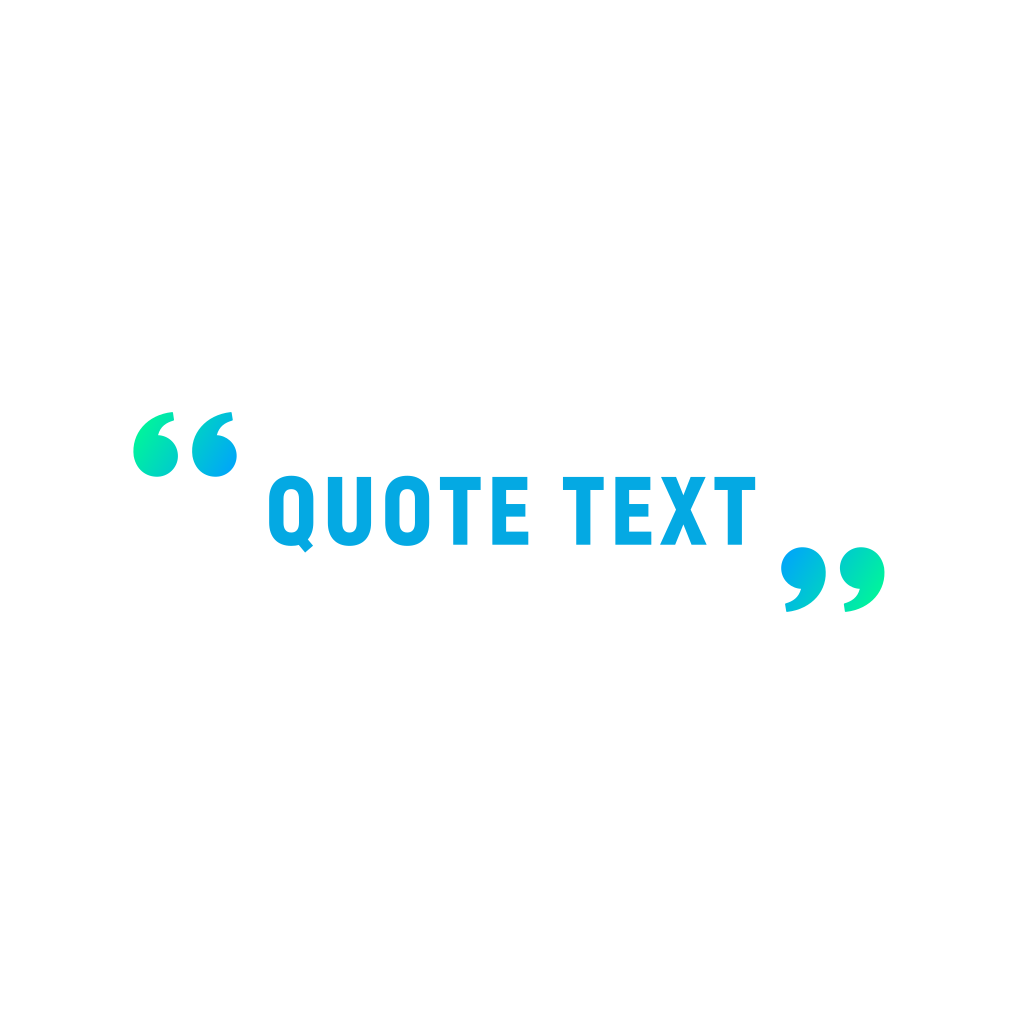 Gradient Quote logo Gradient Quote logo