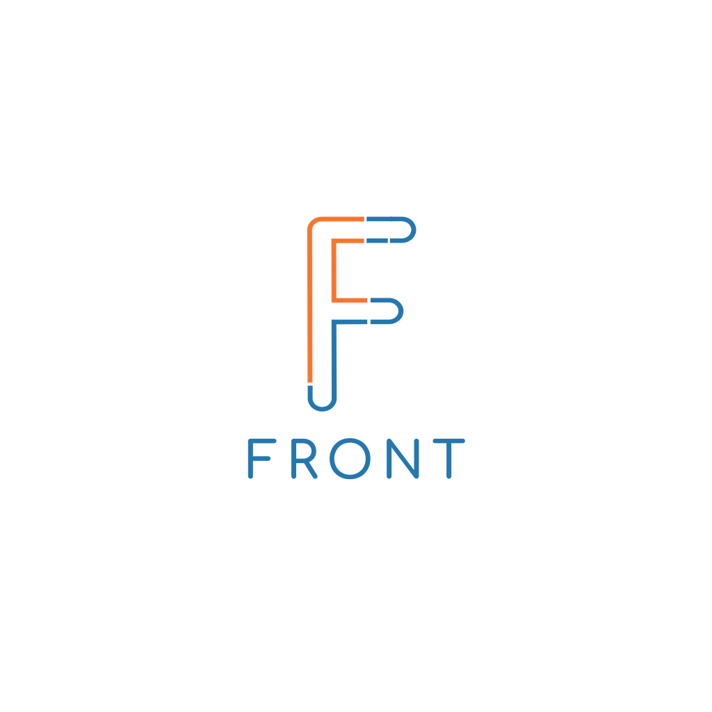 Letter F Blue & Orange logo Letter F Blue & Orange logo