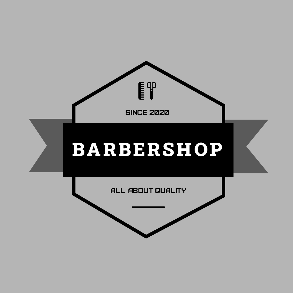 Barbershop, All About Quality, Since 2020 Лого