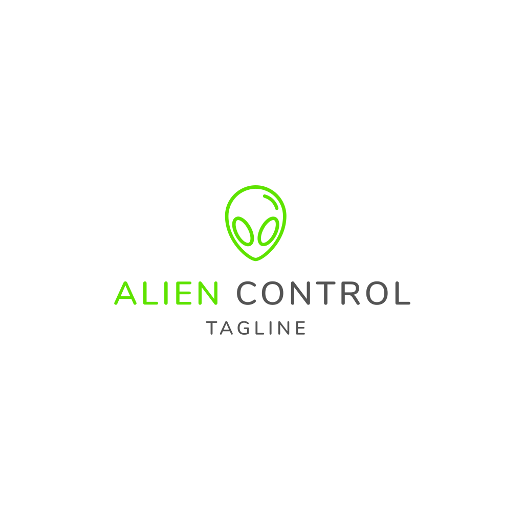 Gesicht Alien Logo