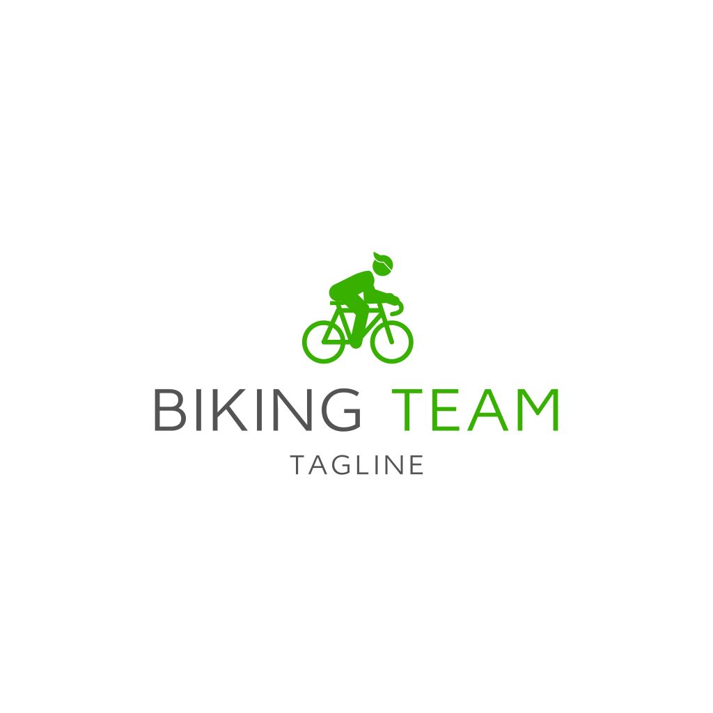 Logotipo Da Bicicleta Verde