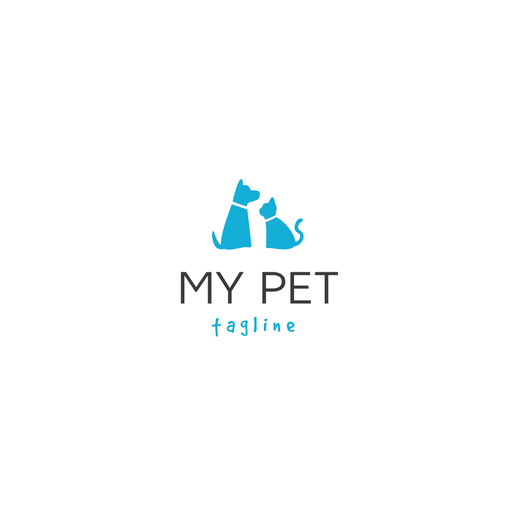 Logo Pour Animaux De Compagnie Chien Et Chat