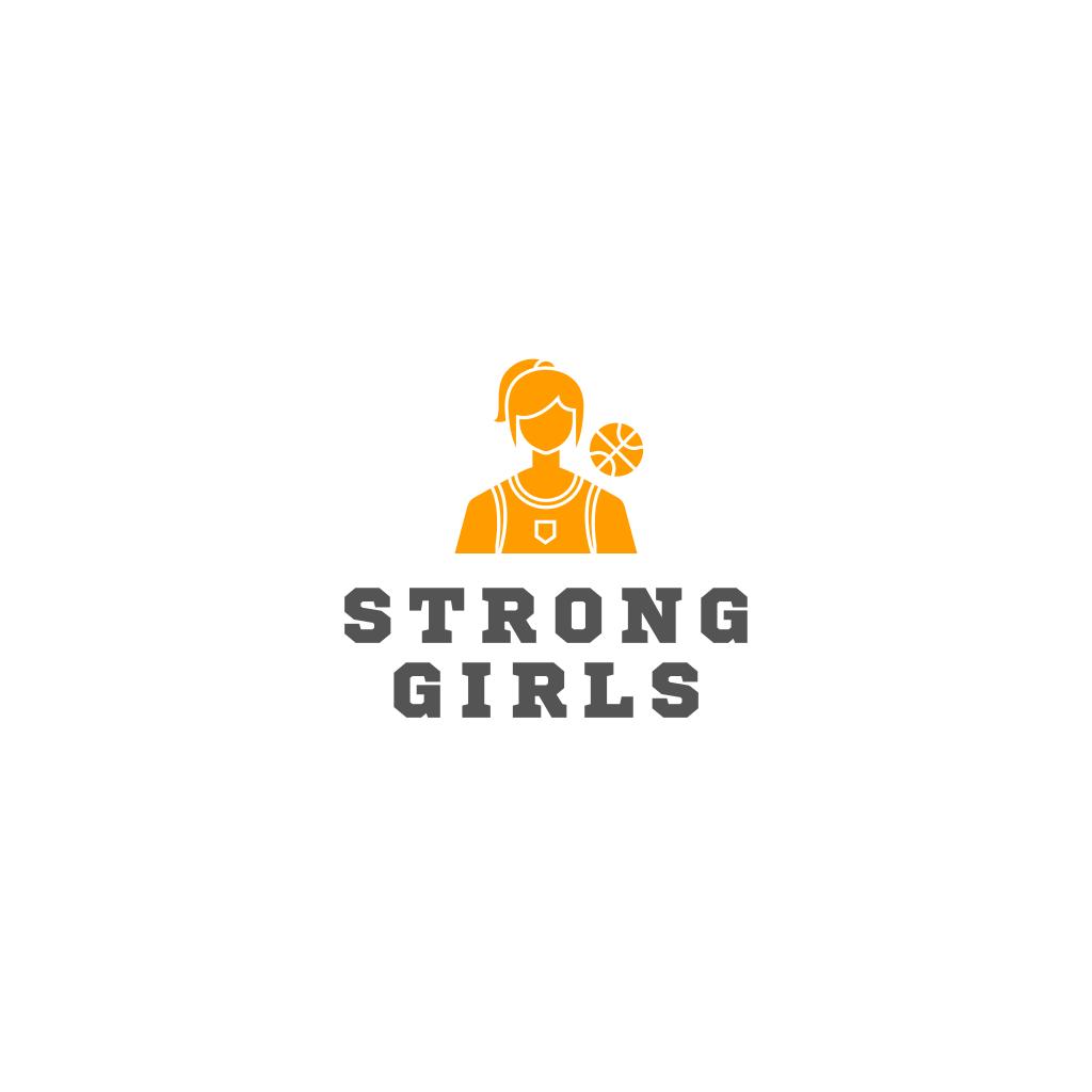 Логотип Девушки Баскетбол