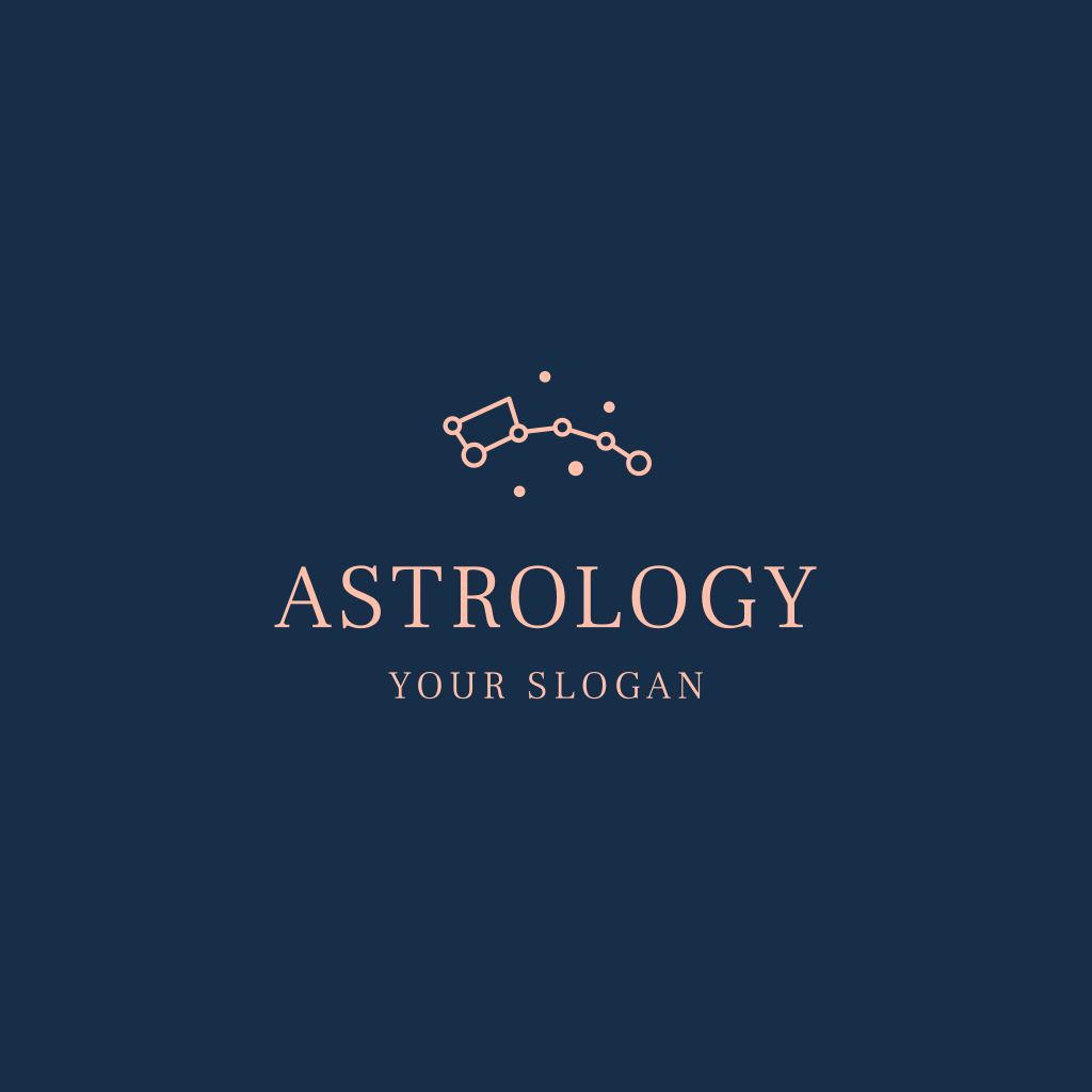 Logotipo Do Astrólogo Da Constelação