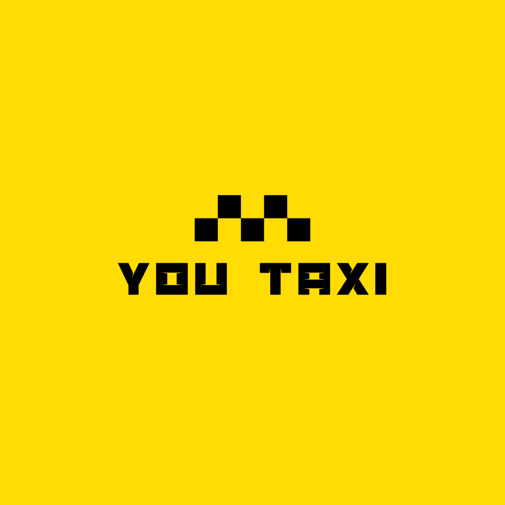 Logotipo Xadrez De Táxi