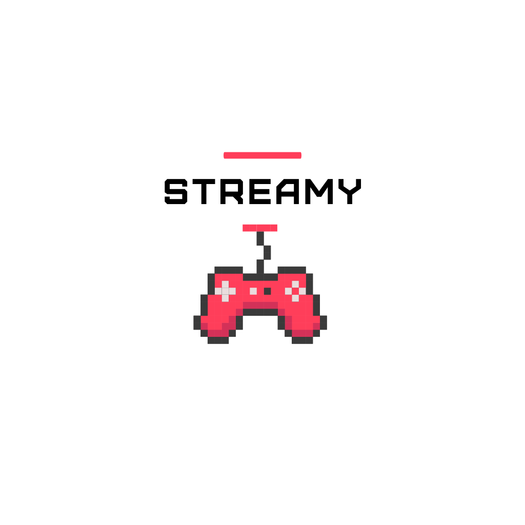 Pink Gamepad Pixel Art logo Pink Gamepad Pixel Art logo