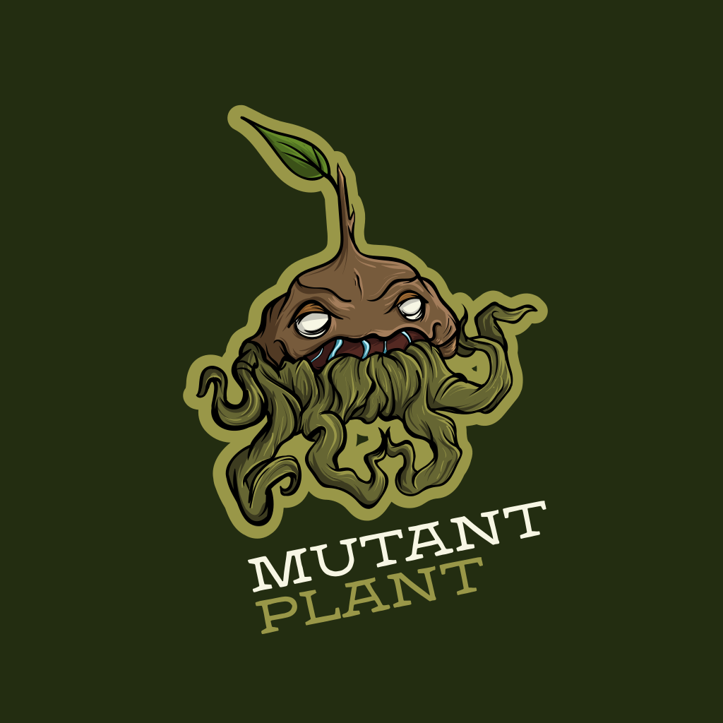 Logotipo Da Planta Mutante