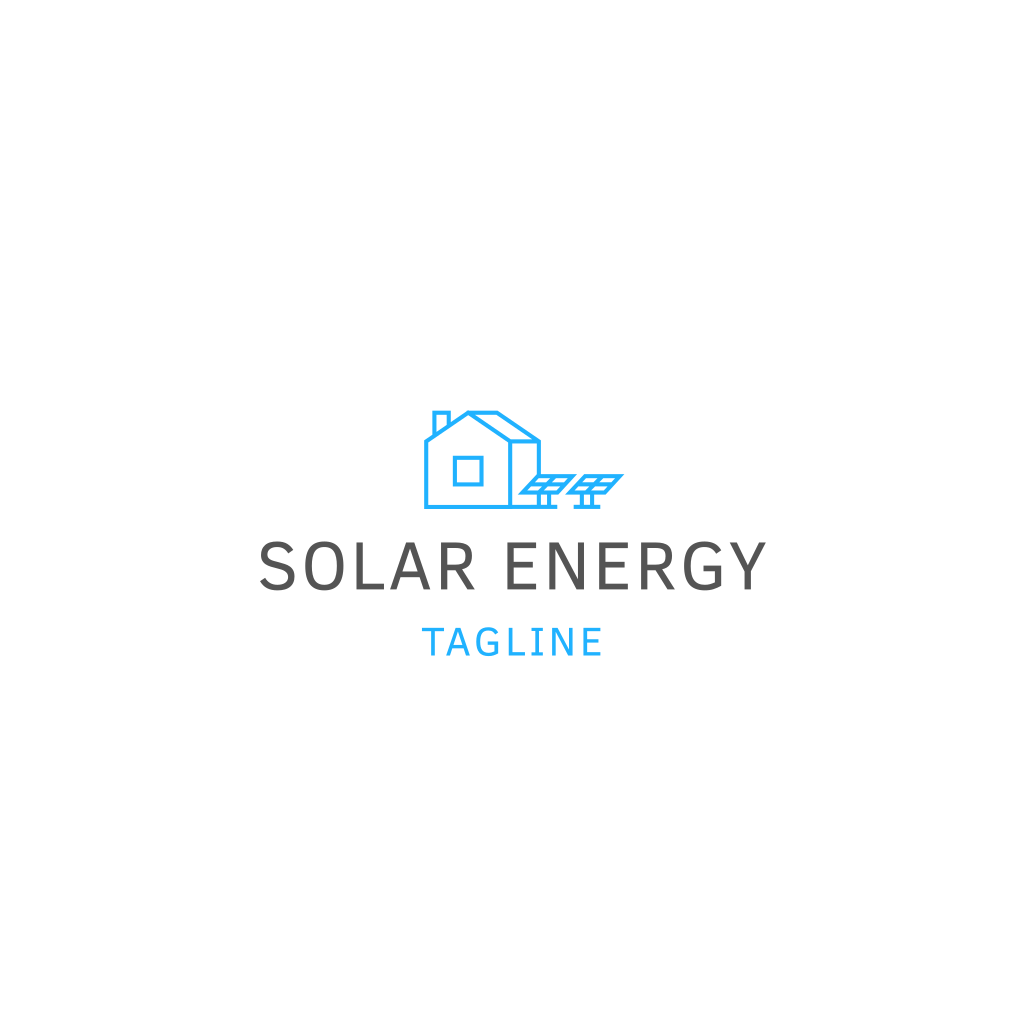 Logotipo De Painéis Solares