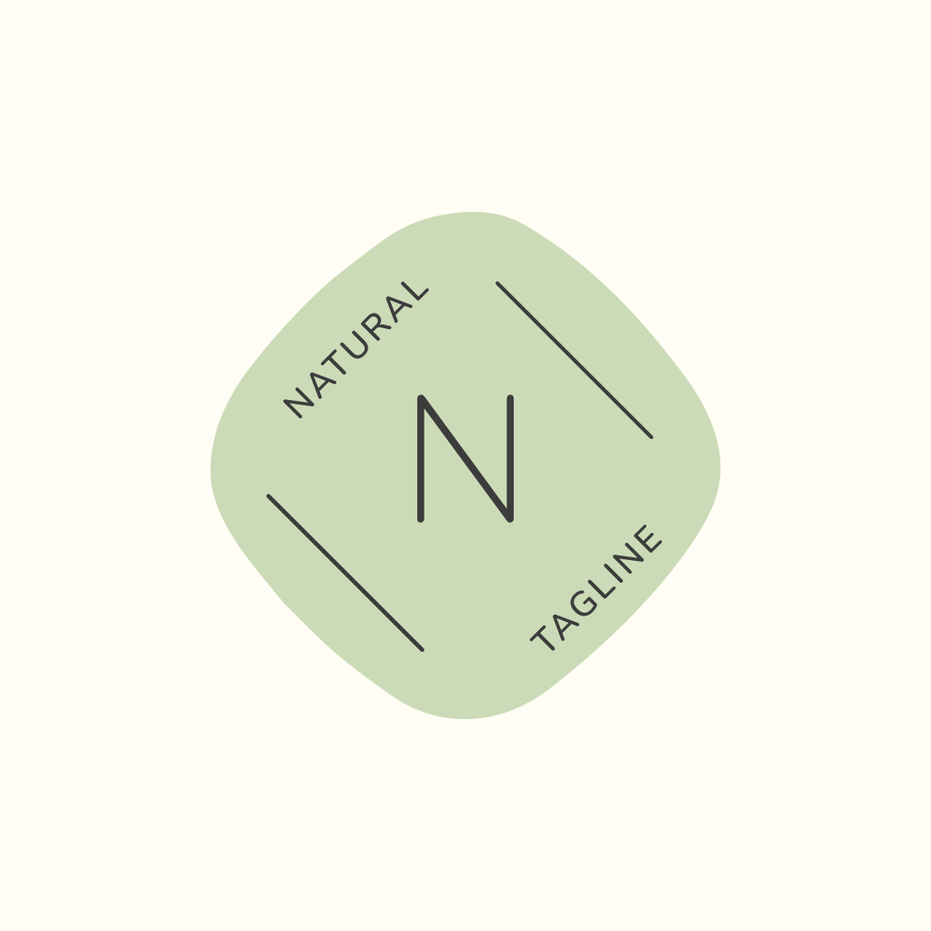 Буква N Естественный Логотип