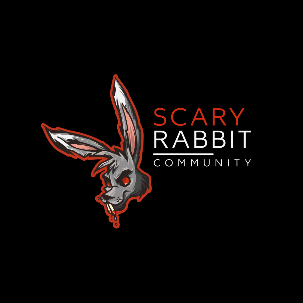 Logo De Jeu De Lapin Effrayant