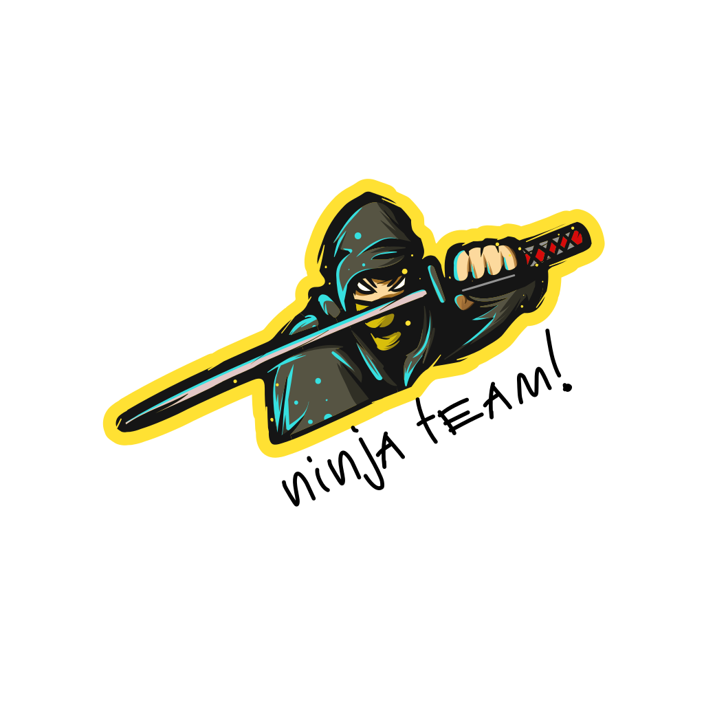 Logo Del Personaggio Ninja