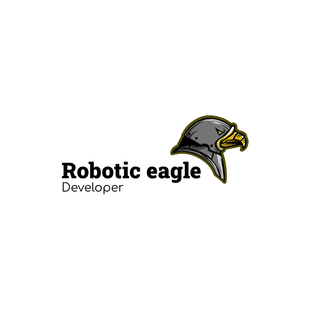 Робот Орел Игровой Логотип