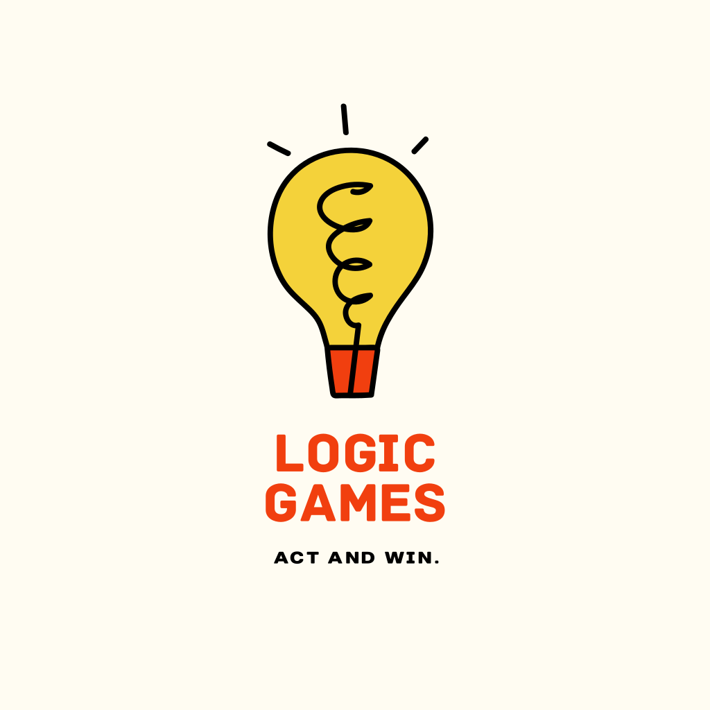 Act And Win., Logic
Games Logo