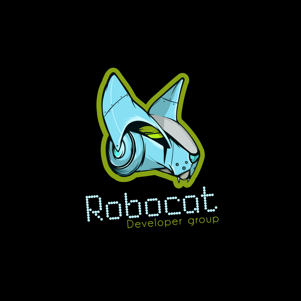 Robot Cat Gaming logo Robot Cat Gaming logo
