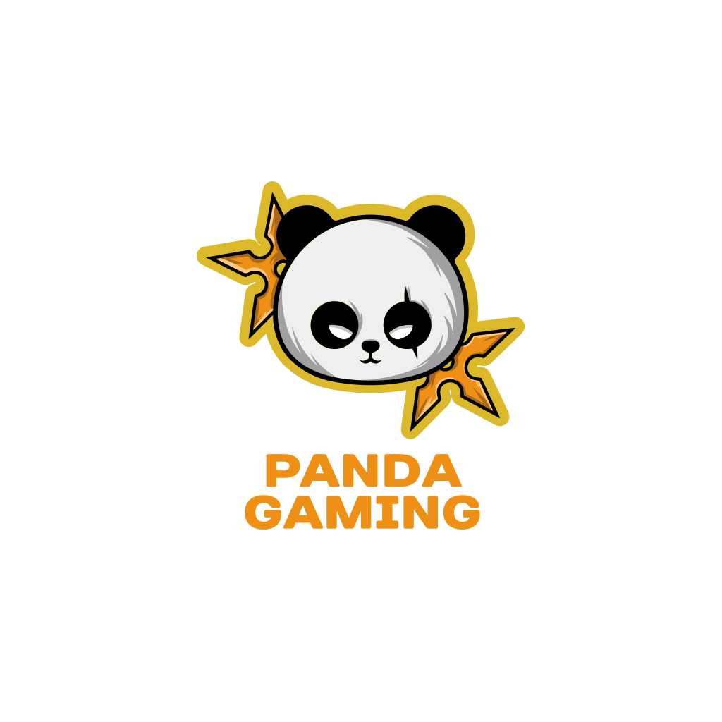 Simpatico Logo Di Gioco Del Panda