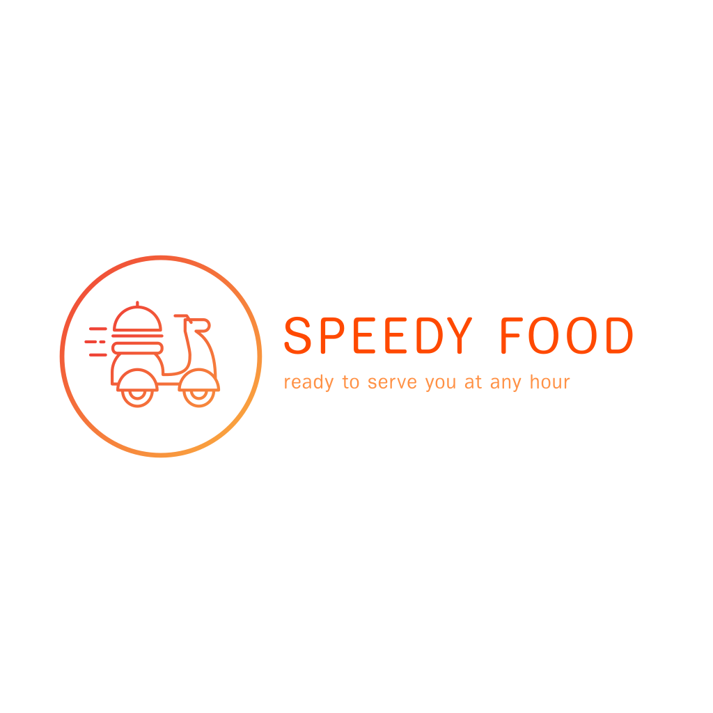 Moped Food Delivery logo