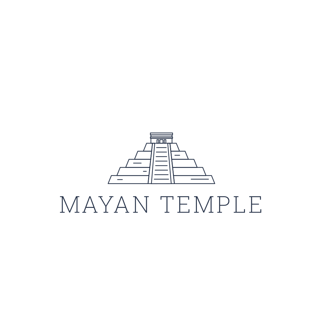 Logotipo Do Edifício Do Templo