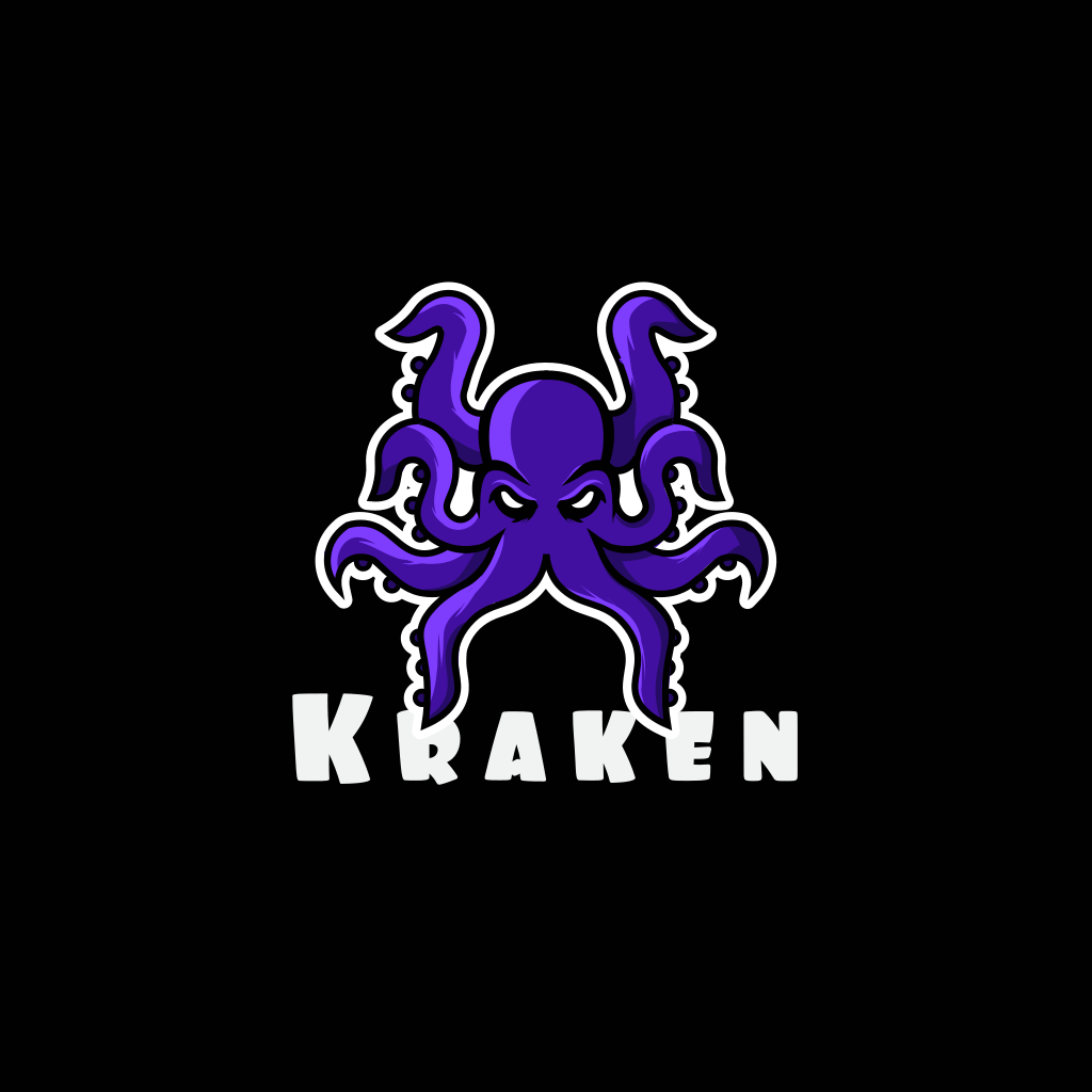 Фиолетовый Злой Осьминог Логотип