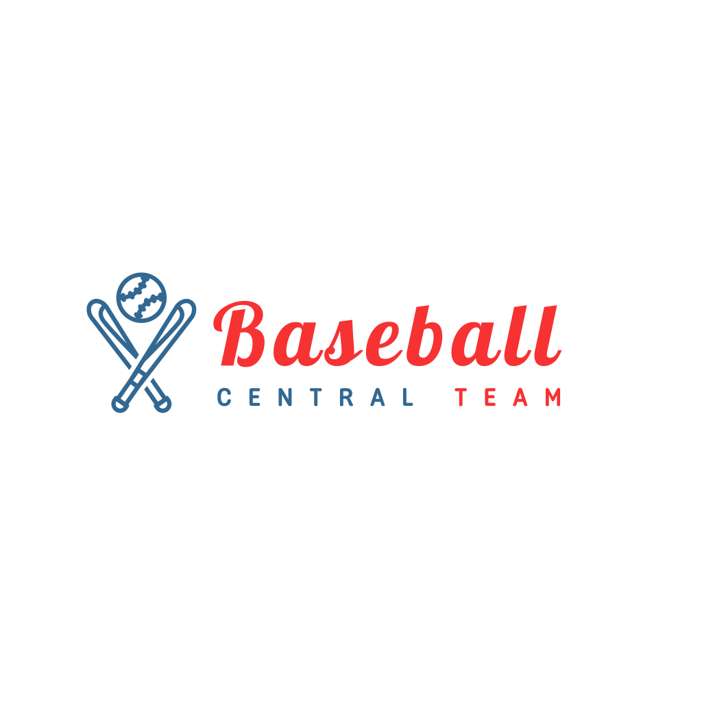 Bate De Béisbol Y Logo De Pelota