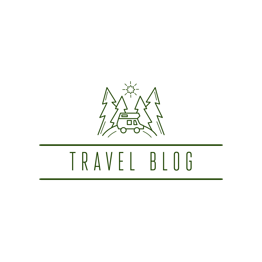 Logotipo Da Viagem Na Floresta