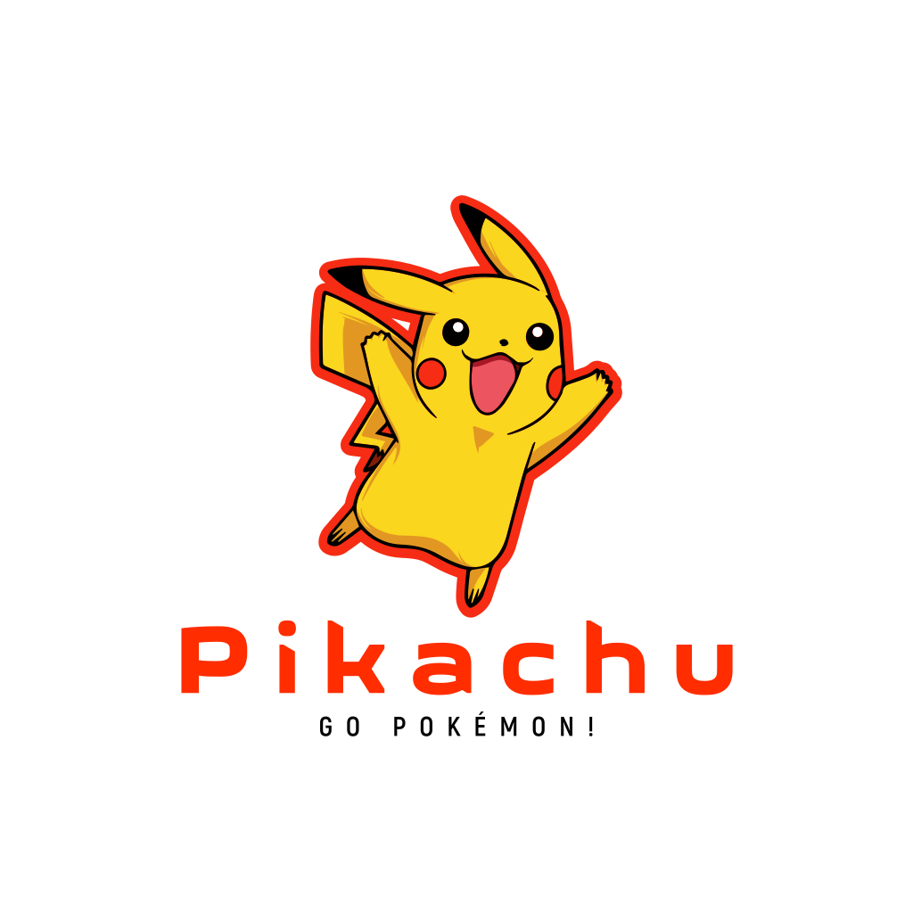 Cute Pikachu logo