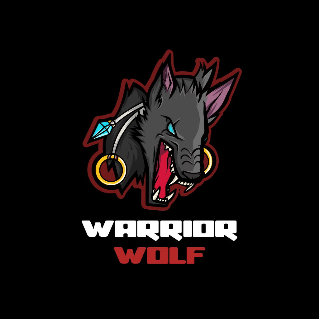 Logotipo Do Lobo Guerreiro
