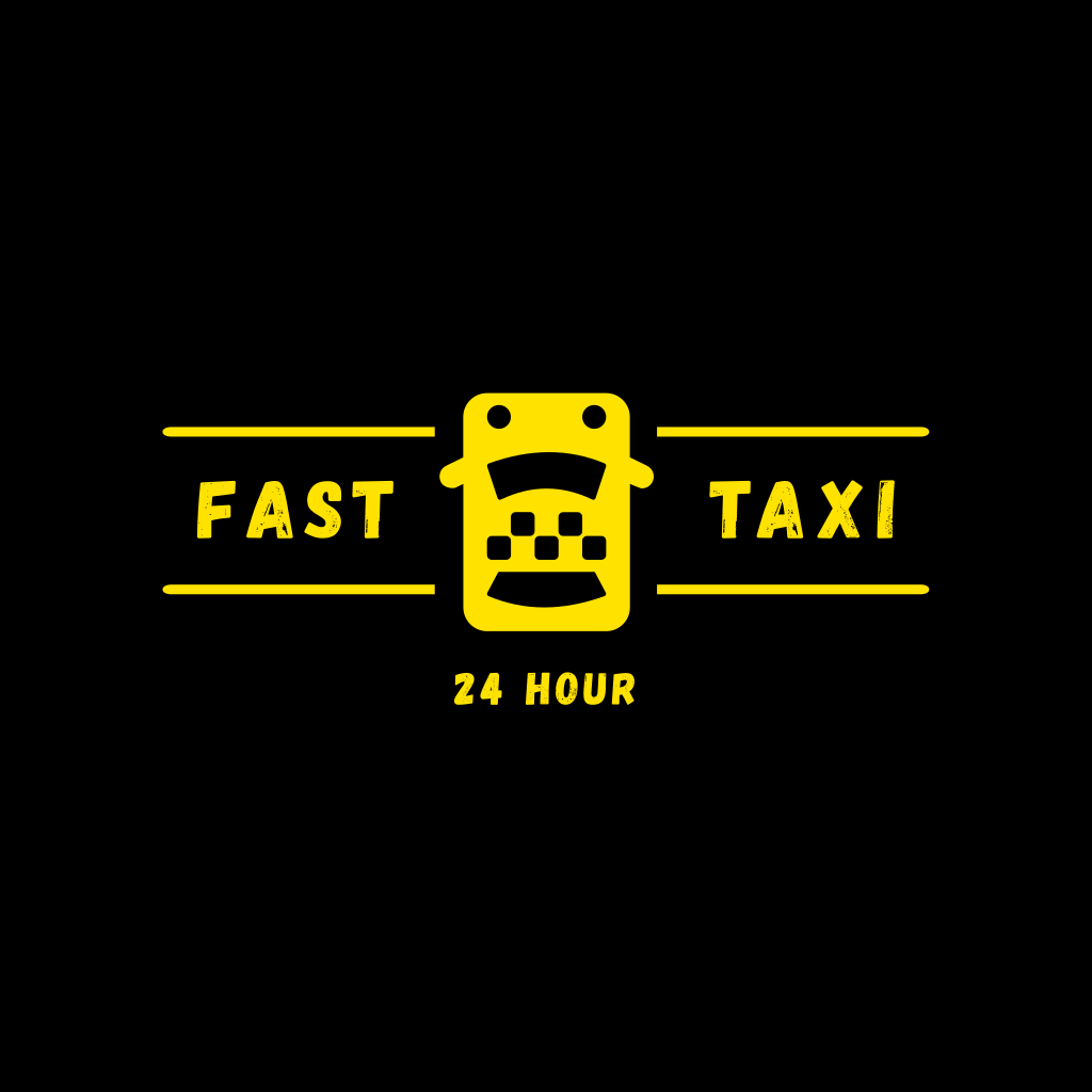 Logotipo Del Coche De Taxi