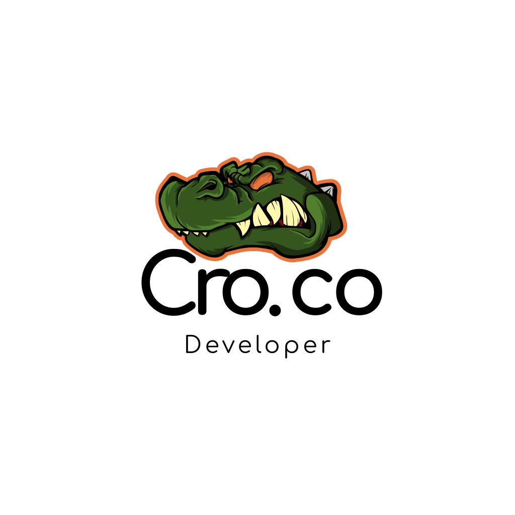 Крокодил Игровой Логотип