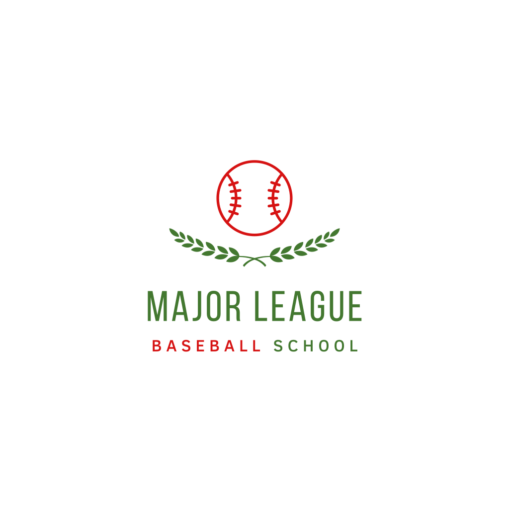 Balle De Baseball Et Logo De Blé