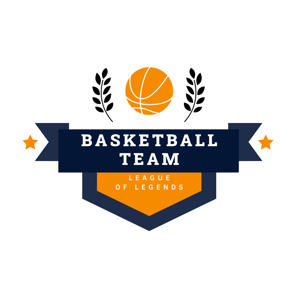 Баскетбольный Мяч И Лента Логотип