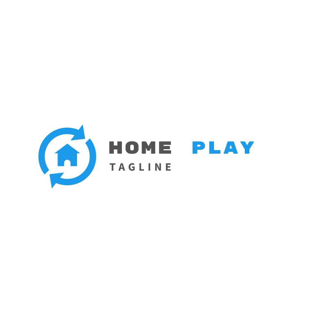 Logotipo Da Casa E Setas