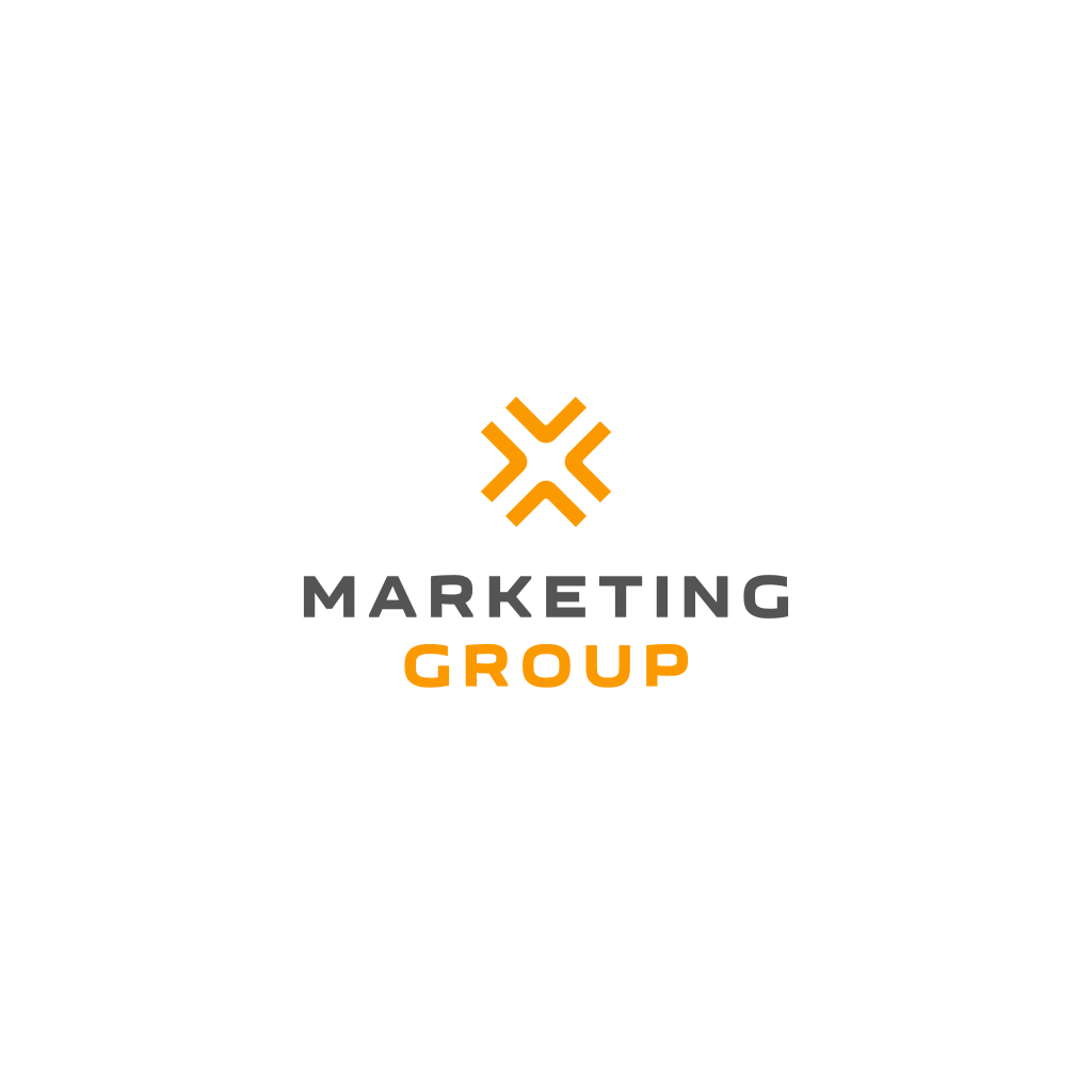 Logotipo Abstracto Del Grupo De Marketing