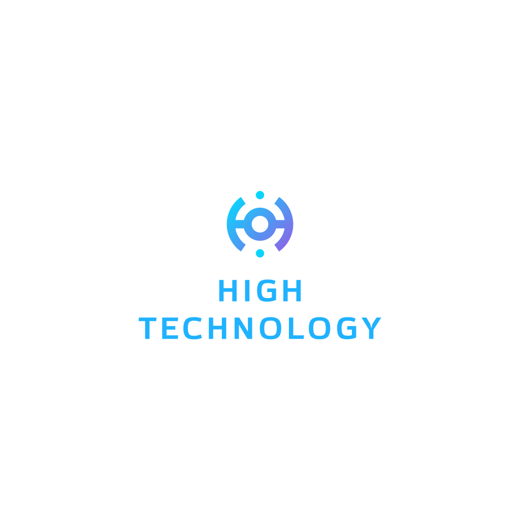 Logotipo Futurista De Tecnologia
