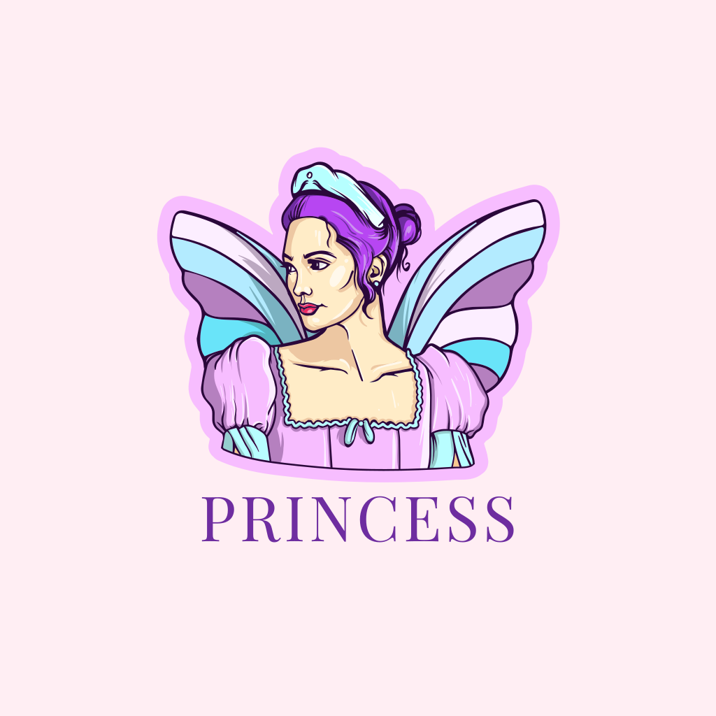 Princess Fairy Gaming Logo Turbologo Logo Maker