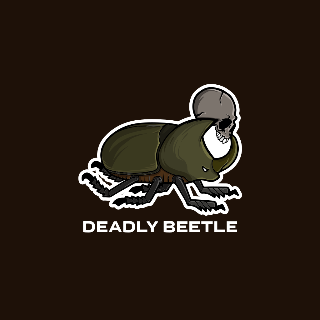 Logo De Escarabajo Mortal