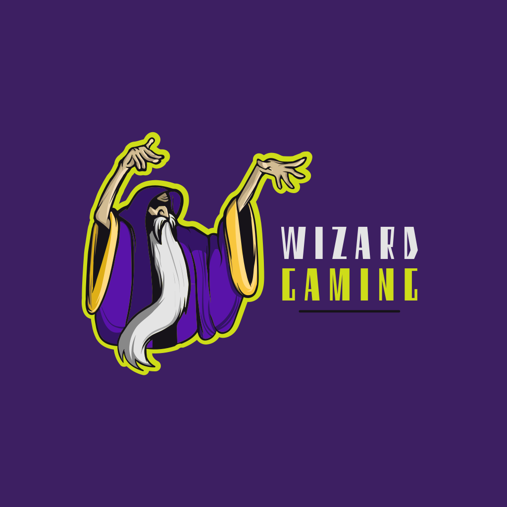 Волшебник Игровой Логотип