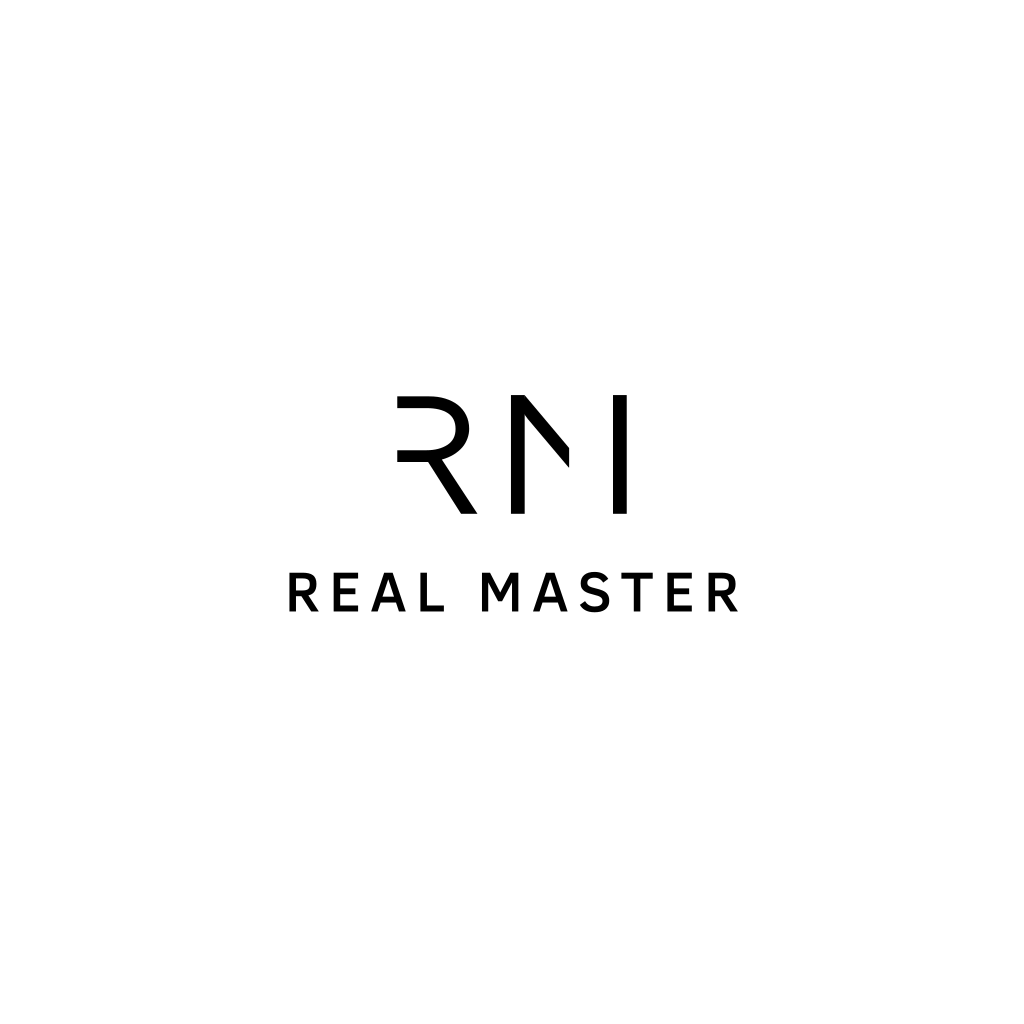 Letters R&M Text logo