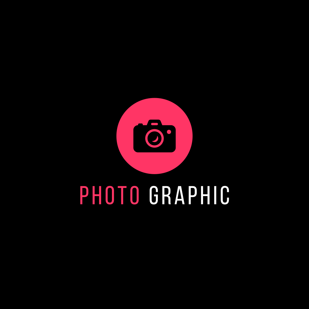 Розовый Логотип Камеры
